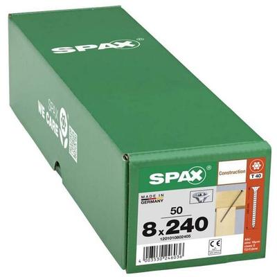 SPAX Holzbauschrauben T40 Senkkopf WIROX 8 x 240 mm 50 Stück