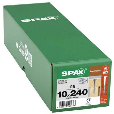 SPAX Holzbauschrauben T40 Tellerkopf WIROX 10 x 240 mm 25 Stück