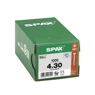 SPAX Universalschrauben T20 Senkkopf WIROX 4 x 30 mm 1000 Stück