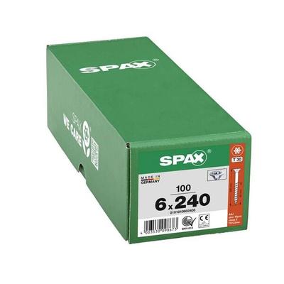 SPAX Universalschrauben T30 Senkkopf WIROX 6 x 240 mm 100 Stück