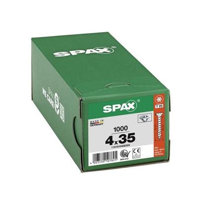 SPAX Universalschrauben T20 Senkkopf WIROX 4 x 35 mm 1000 Stück