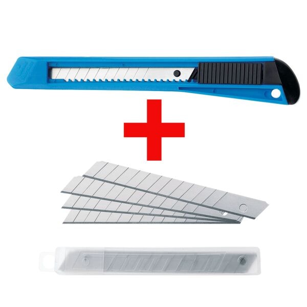 Westcott Cutter 9 mm inkl. Cutter-Ersatzklingen blau Image