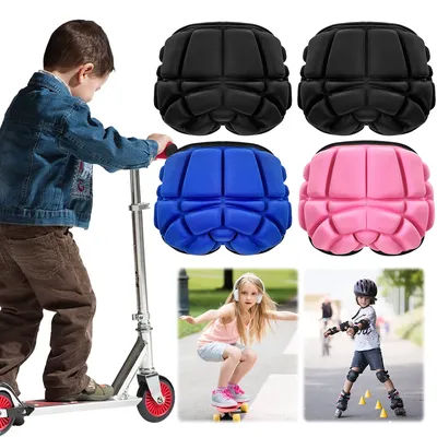 Kids 3D Protection Butt Pad Skating Hip Pad Adjustable Snowboard Padded Mat Anti Slip Hip Protection