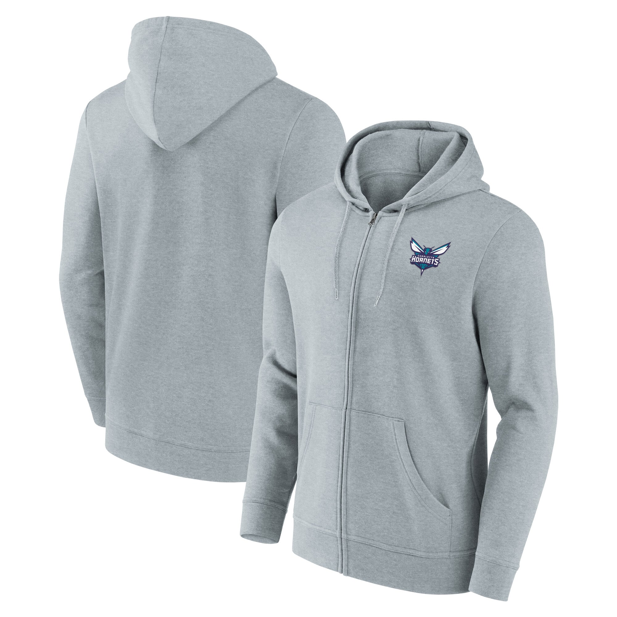 Charlotte Hornets Primary Logo Full Zip Hoodie – Herren