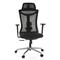 Bürostuhl / Drehstuhl KAMIAK Rücken Netzstoff / Sitz Stoff schwarz hjh OFFICE