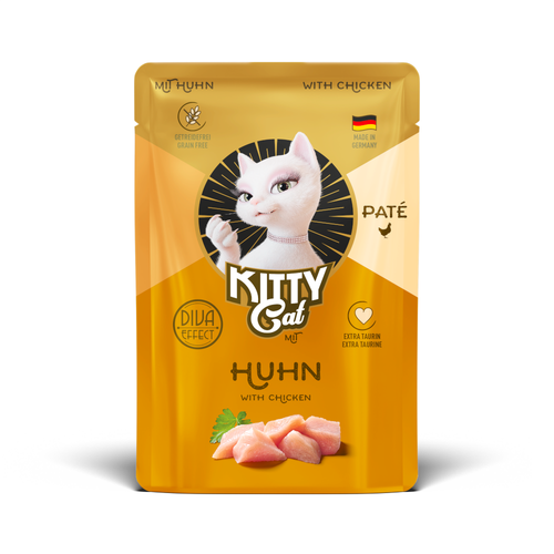 Sparpaket 24x85g Huhn Kitty Cat Pate Katzennassfutter