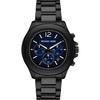 Michael Kors Chronograph Edelstahl schwarz Herren
