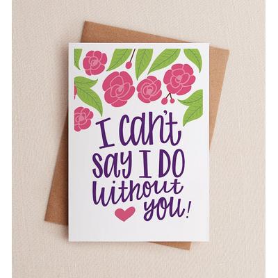 1-800-Flowers Everyday Gift Delivery Floral Bridal Invite Wedding Greeting Card