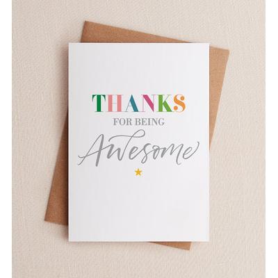 1-800-Flowers Everyday Gift Delivery Being Awesome Thank You Greeting Card