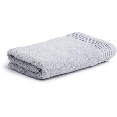 Handtuch MÖVE "Loft", silber, B:50cm L:100cm, Walkfrottier, Obermaterial: 100% Baumwolle, Handtücher (Packung), mit Biesen Image