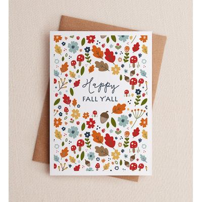 1-800-Flowers Everyday Gift Delivery Happy Fall Y'all Thanksgiving Greeting Card