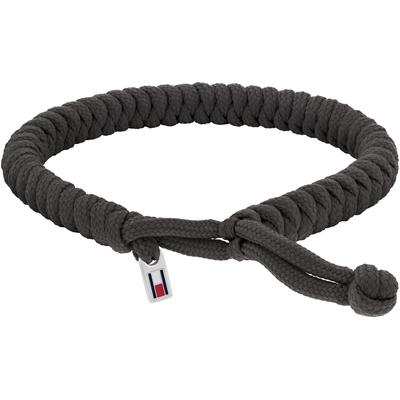 Armband TOMMY HILFIGER "AXEL, 2790592, 2790593, 2790594, 2790595", bunt (schwarz, edelstahlfarben, weiß, blau, rot), Arm