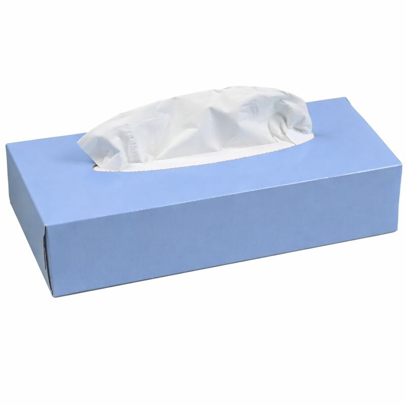 4000x Kosmetiktücher 200 x 208 mm 2-lagig weiß (je 100 Tücher) Image