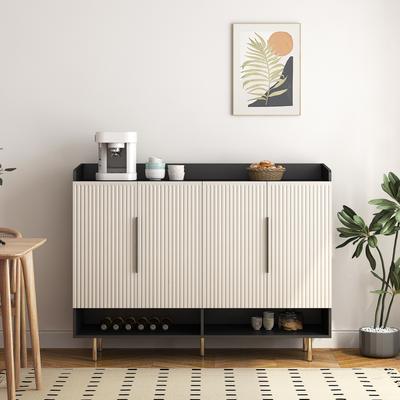 4-Layer Entryway Shoe Cabinet with Adjustable Shelves
