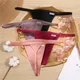 FINETOO Donne Sexy Cotone Vita Bassa Mutandine Perizoma Biancheria Intima Femminile T-Back G-String
