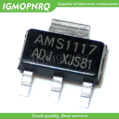 50 stücke AMS1117-ADJ ams1117 1a sot-223 spannung regulato neues original Image