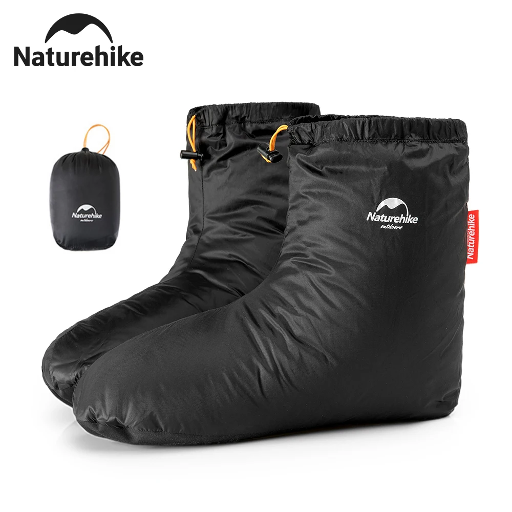 Naturehike Entendaunen-Fußabdeckung, ultraleicht, winddicht, für den Winter, warme Schuhe, im Freien, wasserdicht, für Reisen, Wandern, Camping, Schuhe