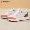 Baasploa Neue Wanderschuhe Frauen Lässig Leichte Atmungsaktive Leder Turnschuhe Weibliche Dämpfung Nicht-Slip Vintage Sport Schuhe