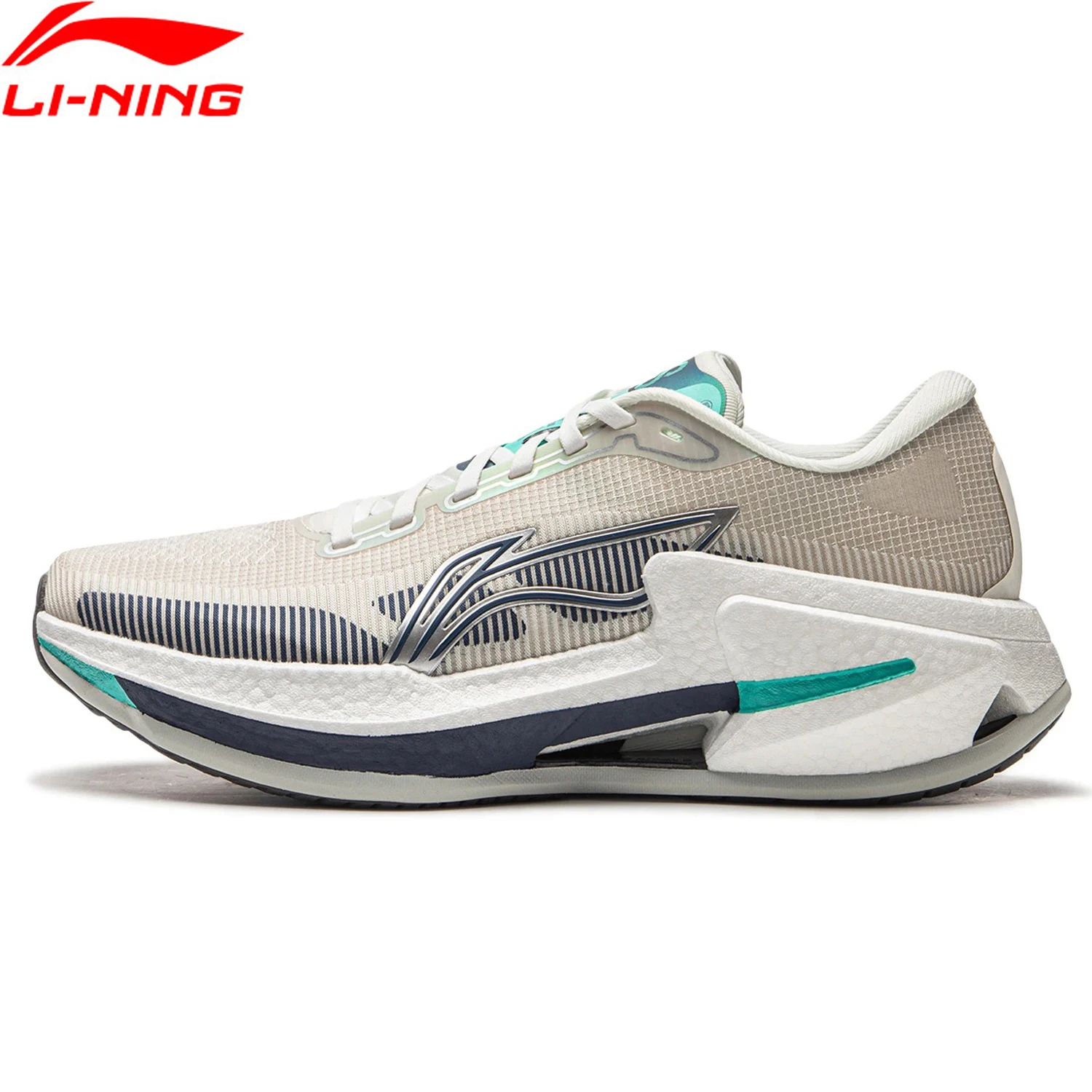 Li-Ning Männer FURIOUS RIDER 8 Stabilität Laufschuhe BOOM Kissen Stabile Unterstützung Sport Schuhe Anti-rutsch Tragbare Turnschuhe ARZU007
