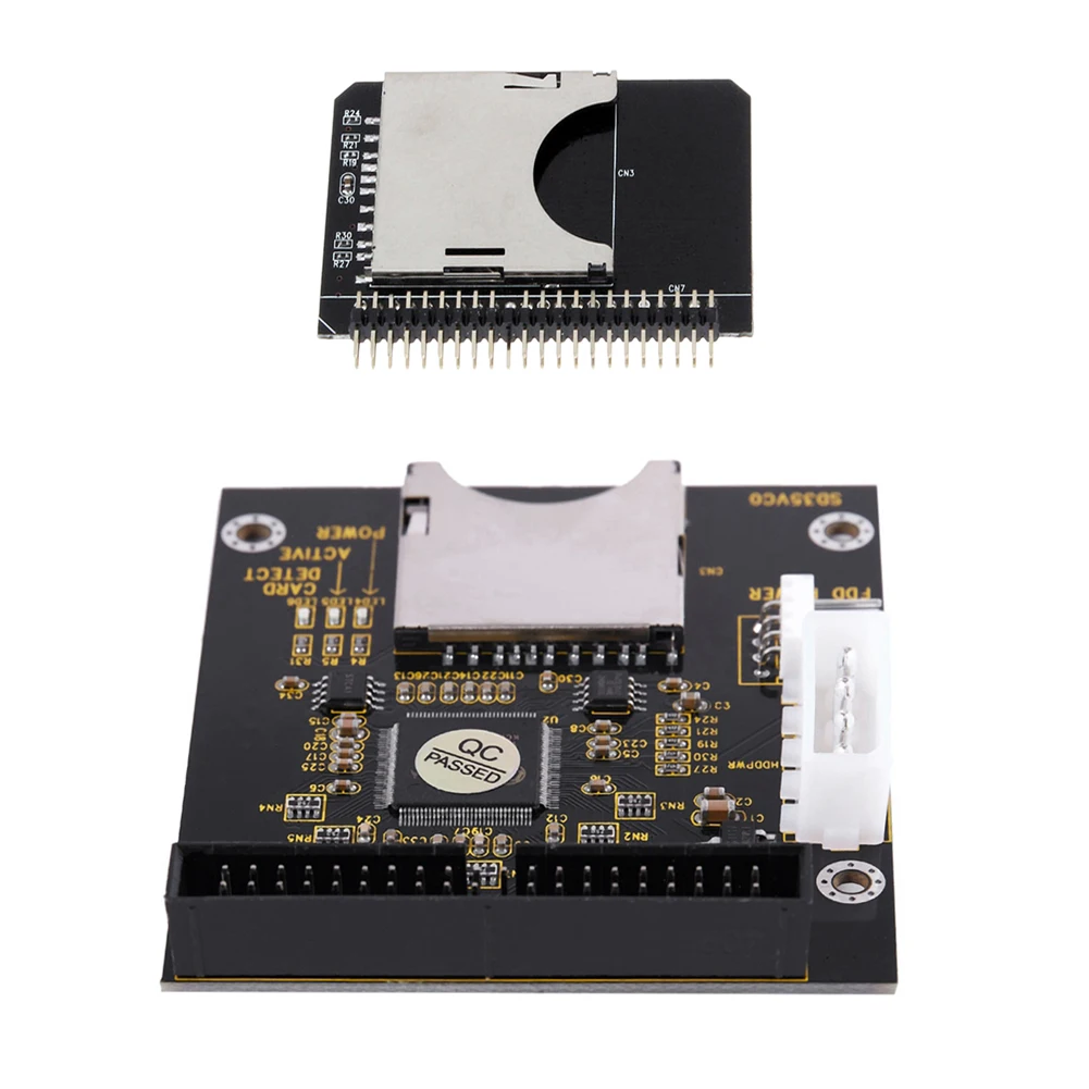 SD zu 3,5 Zoll IDE Erweiterungskarte 44 Pins SD zu 2,5 Zoll IDE 44 Pins SSD Konverter Karte Speicher Erweiterungskarte für PC Computer Image