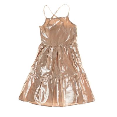 Metallic-Partykleid 664477 Mädchen