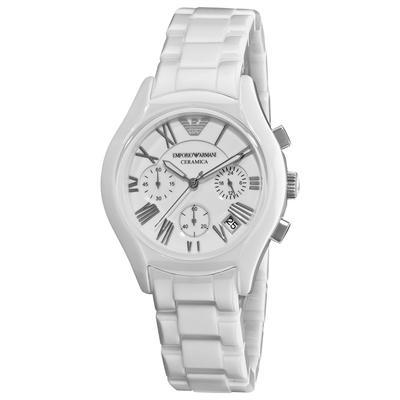 Emporio Armani Unisex-Uhr Quartz Weib