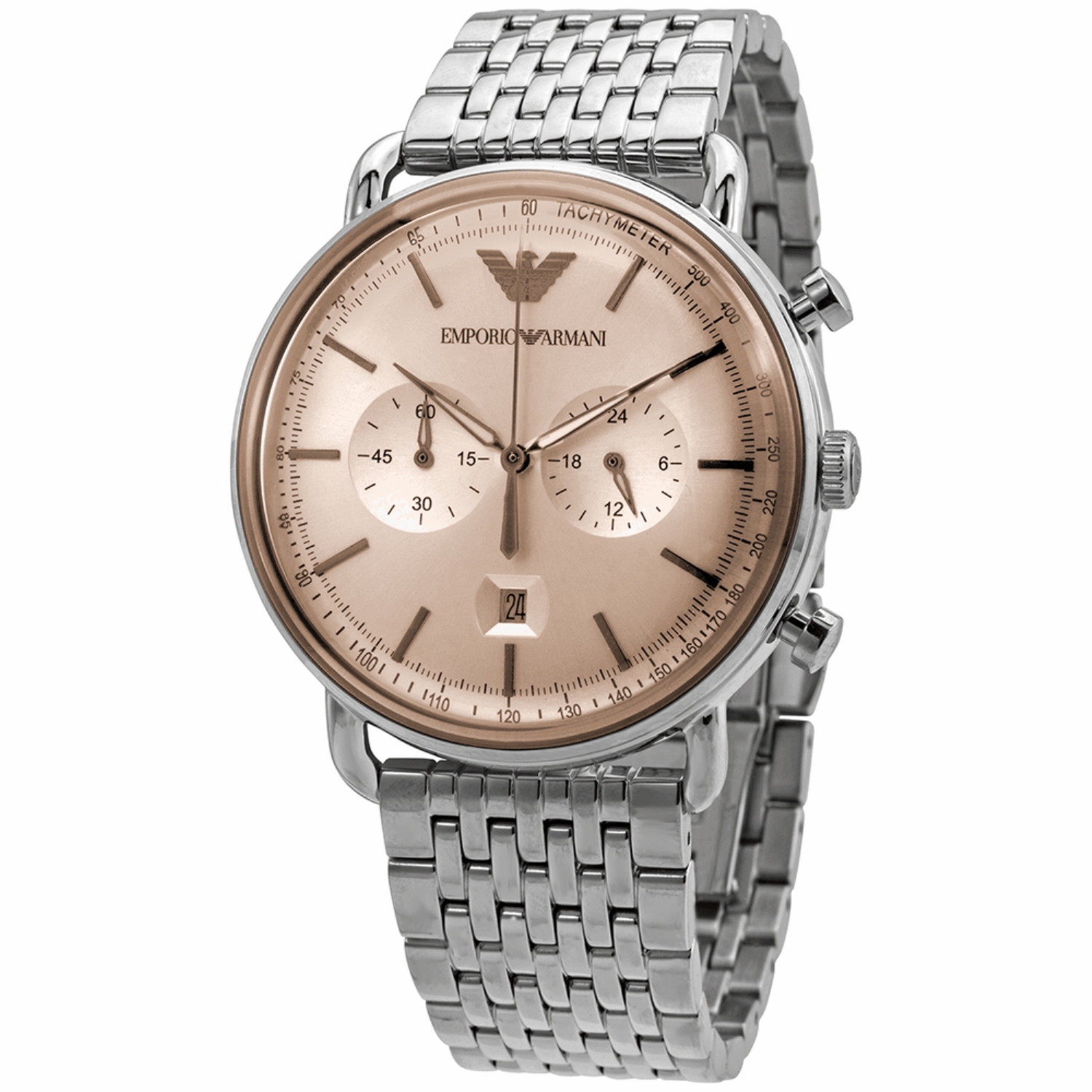 Emporio Armani Herrenuhr Quartz Silber Image