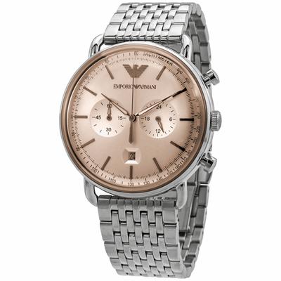 Emporio Armani Herrenuhr Quartz Silber