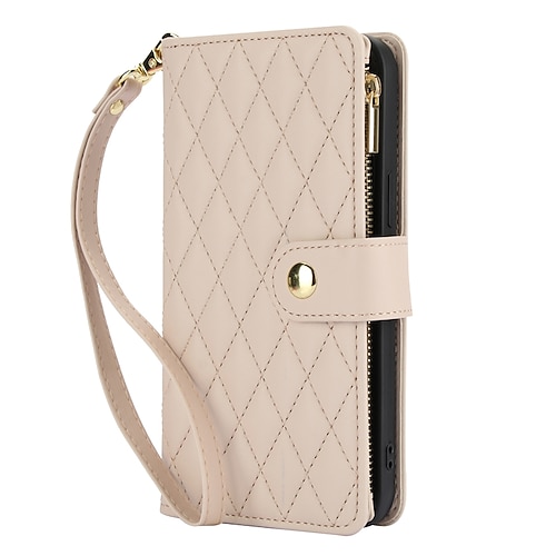 Handy Hülle Handyhüllen Für Pixel 9 Pro Pixel 9 Pro XL Pixel 8 Pro Pixel 8 Pixel 9 Pixel 7 Pixel 7 Pro Pixel 6 Pixel 6 Pro Rückseite mit Halterung Reisverschluss mit Lanyard Retro TPU PU-Leder Image