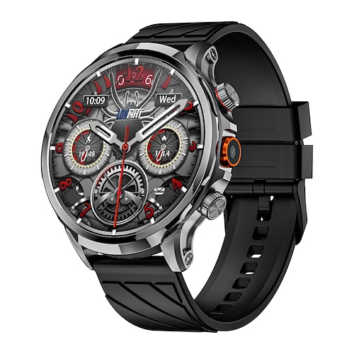 LOKMAT APPLLP 8 PRO Smartwatch 1.85 Zoll Smart Watch Telefon 3G 4G Bluetooth Schrittzähler Anruferinnerung Schlaf-Tracker Kompatibel mit Null Damen Herren GPS Freisprechanlage Mediensteuerung IPX-4 Image