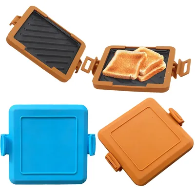 Microwave Sandwich Maker No Electricity Wireless Waffle Maker Microwave Oven Breakfast Machine for