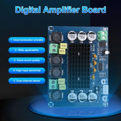 1-20PCS TPA3116D2 Audio Power Amplifier Board XH-M543 Dual Channel Stereo Sound Amplifier Module for