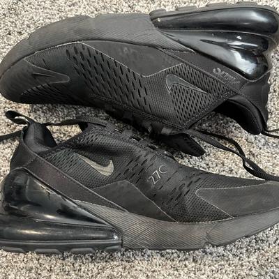 Nike Shoes | Womens Nike Air Max 270 Athletic Running Shoe | Color: Black | Size: 11