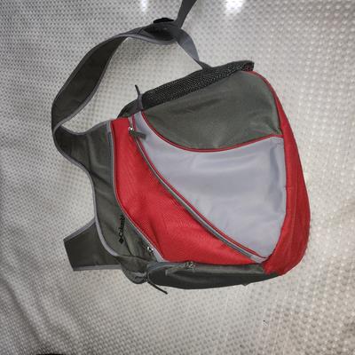 Columbia Bags | Columbia Euc Large Great Escapade Back Pack Bag | Color: Gray/Red | Size: Os