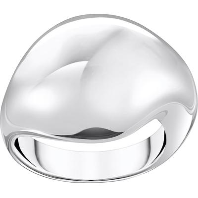 Fingerring THOMAS SABO "in organischer Tropfenform, Bold Elegance" Gr. 56, silber (silberfarben), Fingerringe, Damen, 56