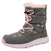 Winterstiefel LURCHI "Alby-TEX", Kinder, Gr. 31, grau (grau, rosa), Textil, Lederimitat, sportlich, Schuhe, Sschneeboots mit Schneeflocken, Größenschablone zum Download