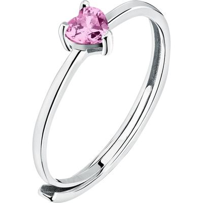 La Petite Story Damenring 925er Silber pink, silber Damen Image