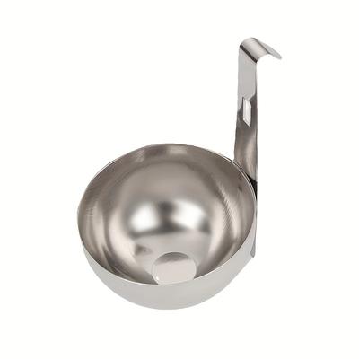 TEMU Stainless Steel Egg Poacher Pan - Non-stick Egg Cooker For And Hard Boiled Eggs Preparation, Safe For Food Contact, Kitchen Essentials