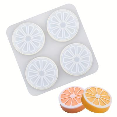 TEMU Lemon Design Silicone Mold For Soap And Candles - , Craft Tool For Diy Handmade Gifts, Lemon Decorations