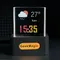 GeekMagic-Station Météo Numérique Intelligente GIFTV, Horloge avec Album d