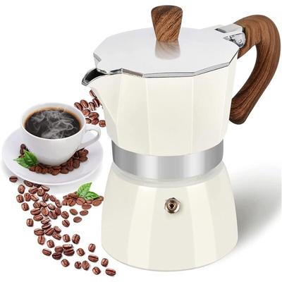 Moka Espresso 3-Tassen-Espressomaschine, Moka Premium manuelle kubanische Kaffeemaschine aus