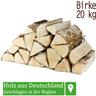 Flameup - Brennholz Kaminholz Birkenholz Holz 20 kg Birke Für Ofen und Kamin Kaminofen Feuerschale