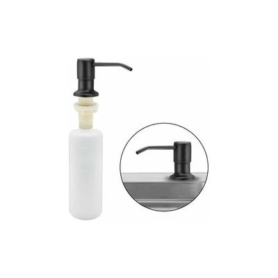 Ahlsen - Seifenspender für die Küchenspüle, 350 ml, integrierter Spülmittelspender aus Edelstahl Image