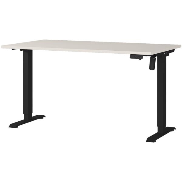 Germania-Werke Schreibtisch höhenverstellbar (elektrisch) »Boras« 140 cm schwarz, 140x119x80 cm Image