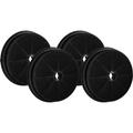 Vhbw - 4x filtro a carboni attivi compatibile con Rosieres KL190X-2, KIV90XT-2, KS59POE, KS59PE,