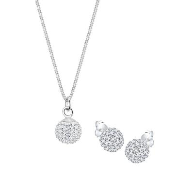 Elli - Kristalle 925 Silber Schmuck-Set 1 ct Damen