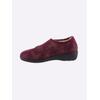 Hausschuh CLASSIC, Damen, Gr. 42, rot (bordeaux, gemustert), Textil, Schuhe