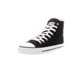 Sneaker ETHLETIC "White Cap Hi Cut", Gr. 39, schwarz-weiß (jet schwarz, just weiß), Obermaterial: 100% Baumwolle; Futter: 100% Baumwolle; Decksohle: 100% Baumwolle; Sohle: 100% Naturkautschuk, Schuhe Canvassneaker Sneaker high Sneakerboots,...