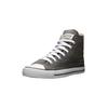 Sneaker ETHLETIC "White Cap Hi Cut", Gr. 45, grau (donkey grau, just weiß), Obermaterial: 100% Baumwolle; Futter: 100% Baumwolle; Decksohle: 100% Baumwolle; Sohle: 100% Naturkautschuk, Schuhe Canvassneaker Sneaker high Sneakerboots, Fairtrade Produkt
