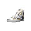 Sneaker ETHLETIC "White Cap Hi Cut", Gr. 40, gelb (camou gelb, just weiß), Obermaterial: 100% Baumwolle; Futter: 100% Baumwolle; Decksohle: 100% Baumwolle; Sohle: 100% Naturkautschuk, Schuhe Canvassneaker Sneaker high Sneakerboots, Fairtrade Produkt
